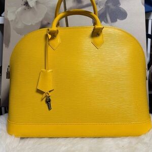 Louis Vuitton Sunny Yellow Satchel